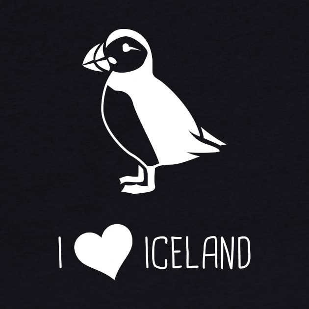 I Love Iceland | Puffin Design by MeatMan